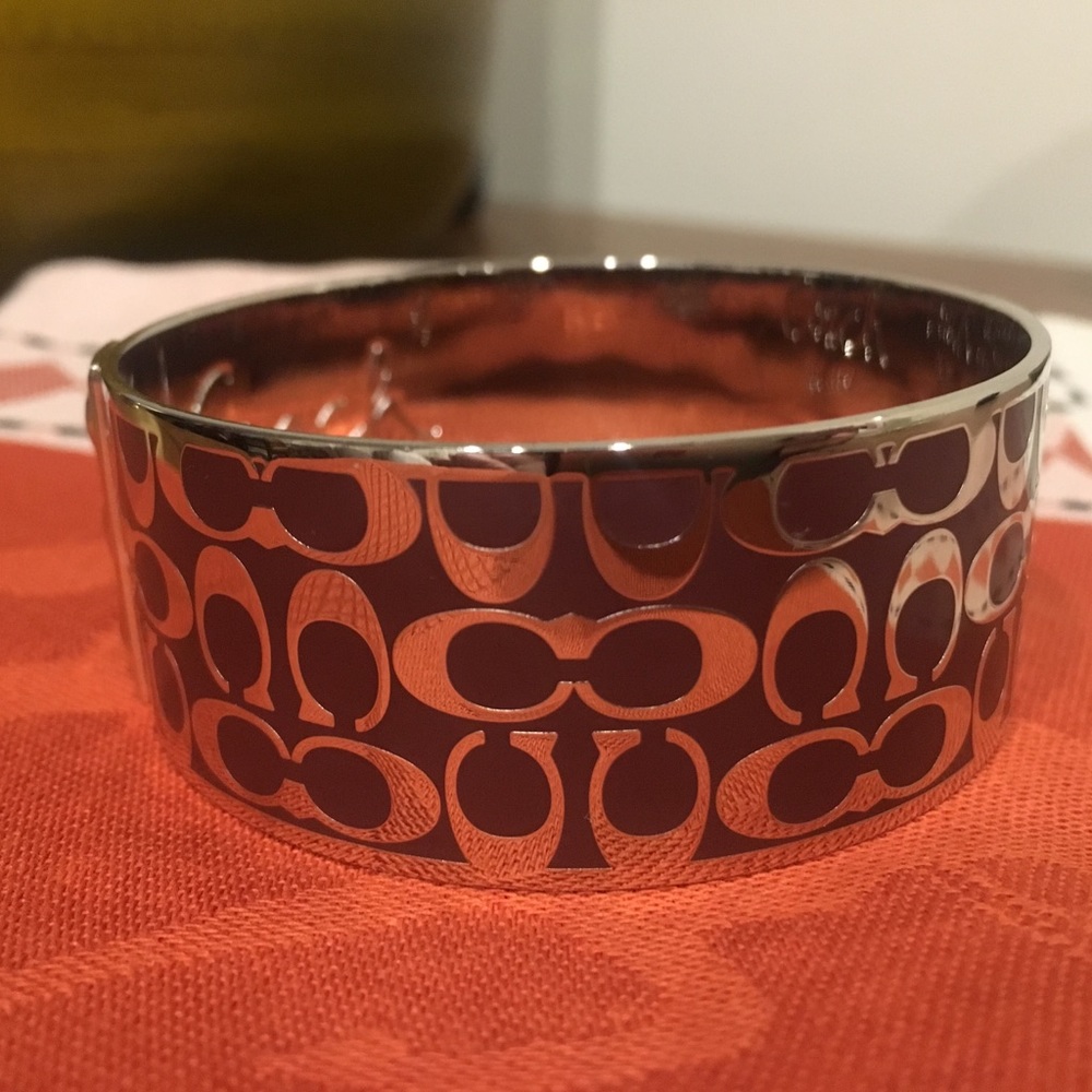Coach sterling silver bracelet.